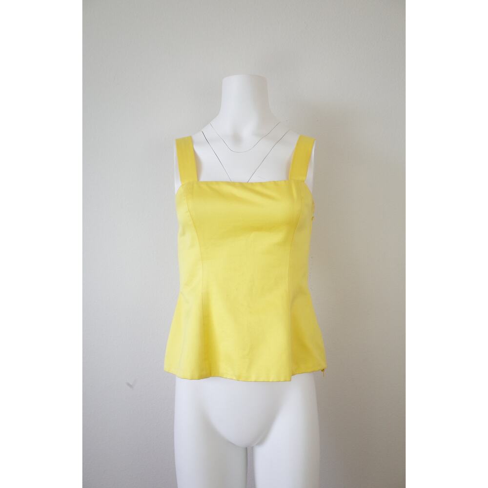 Vintage Yves Saint Laurent Lemon Yellow Top 40